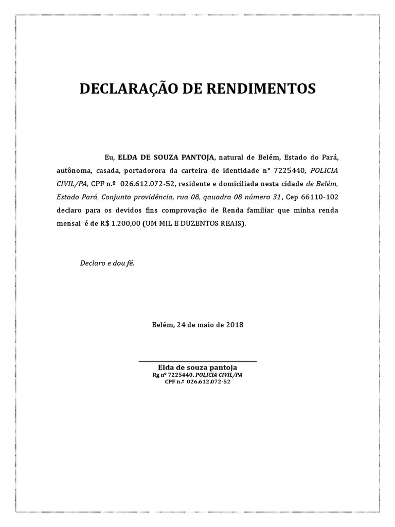 lista de documentos para declaração de imposto de renda 2026