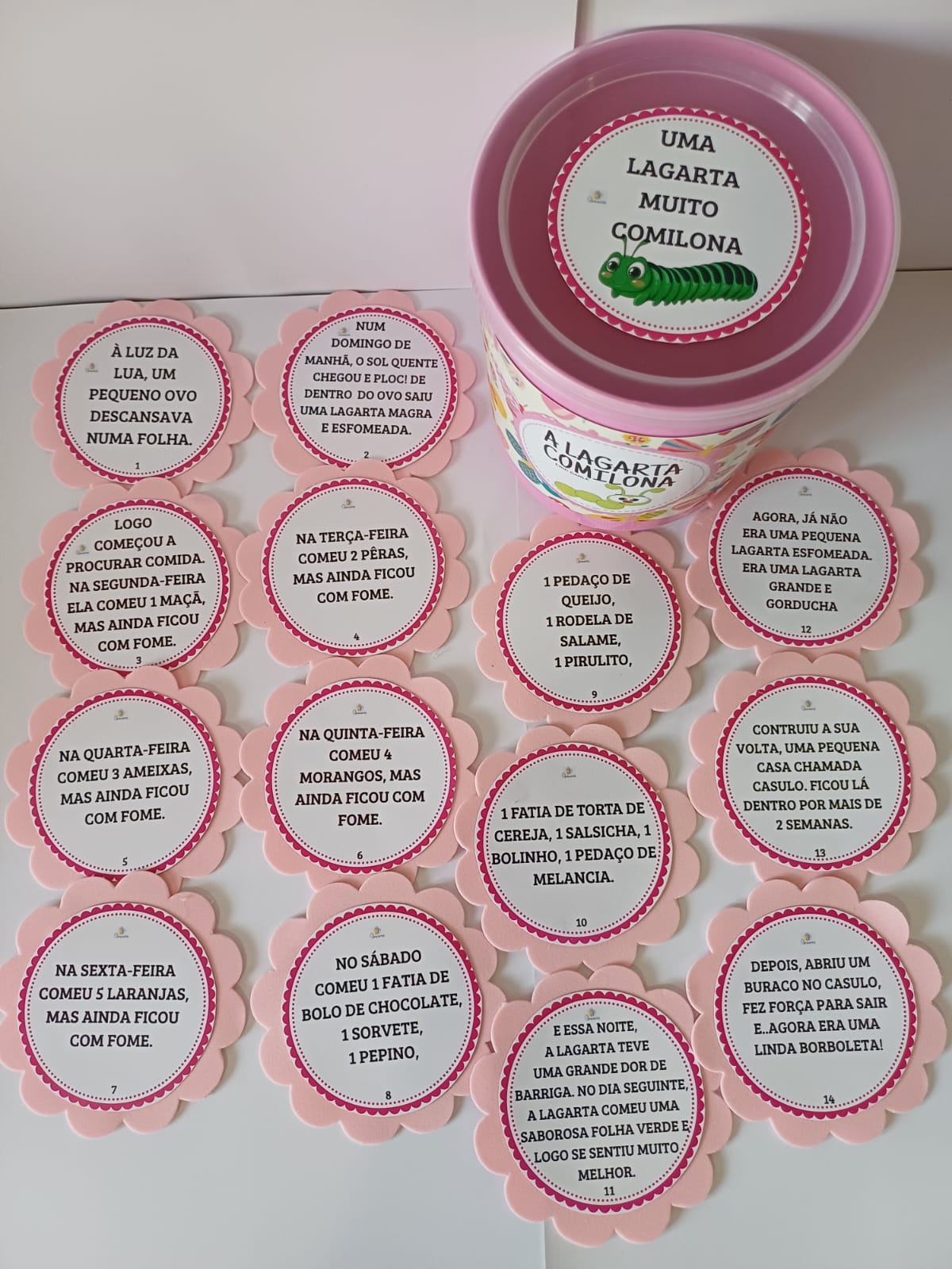 atividades educativas com a lagarta comilona para imprimir