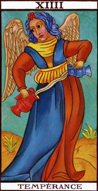 orientação da temperança tarot