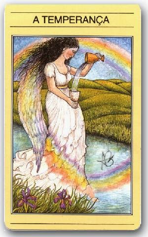 conselhos práticos temperança tarot