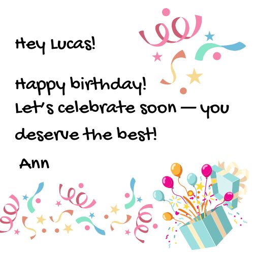 aniversário mensagem