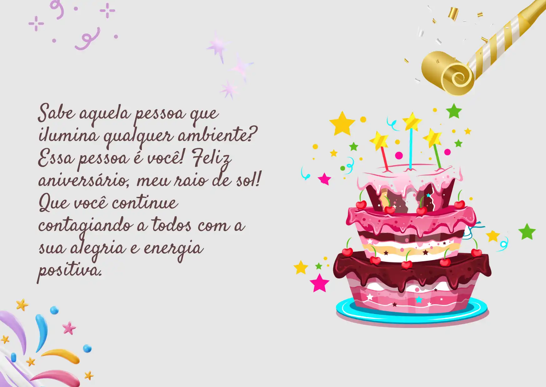 aniversário mensagem