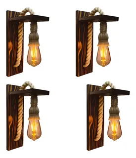 ideias de arandelas rústicas para sala de estar