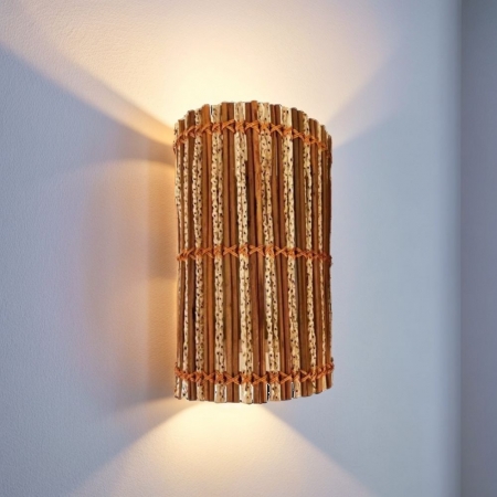 como instalar arandela rústica em área externa