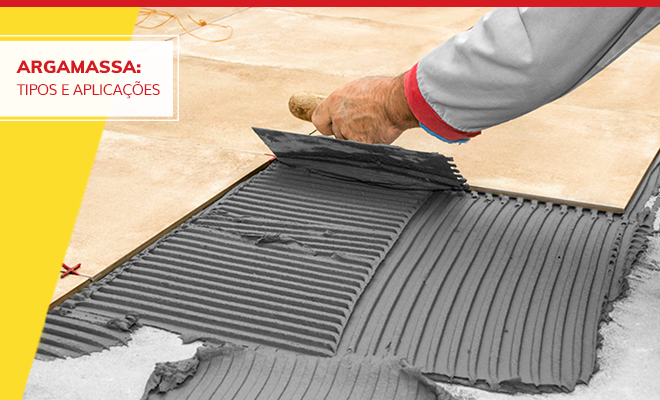 tipos de argamassa para cada obra