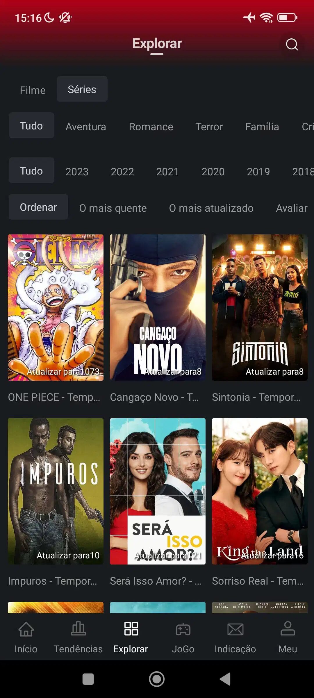 melhor app de cinema 2026