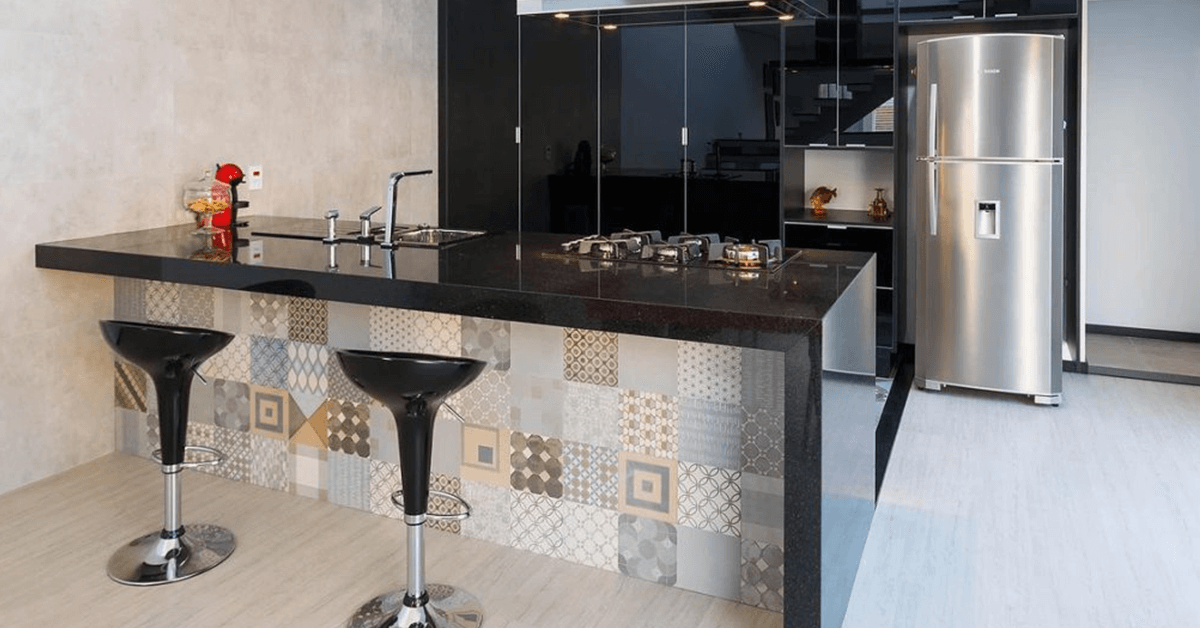 bancada para cooktop