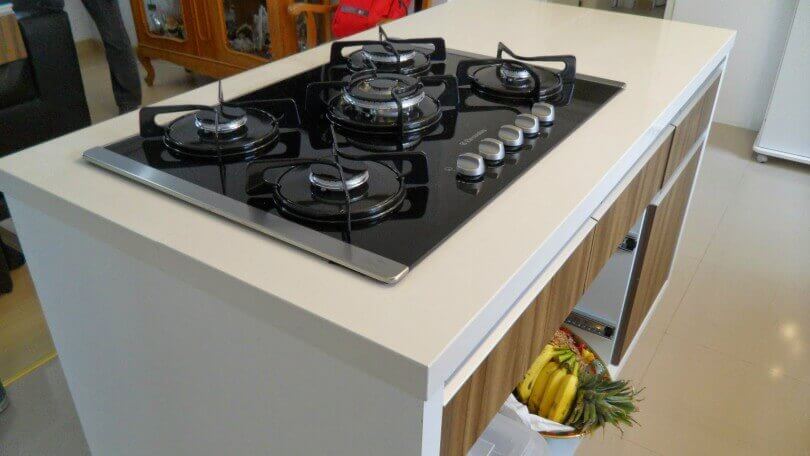 bancada para cooktop