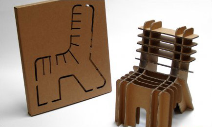 ideias de cadeiras de papelão para decorar