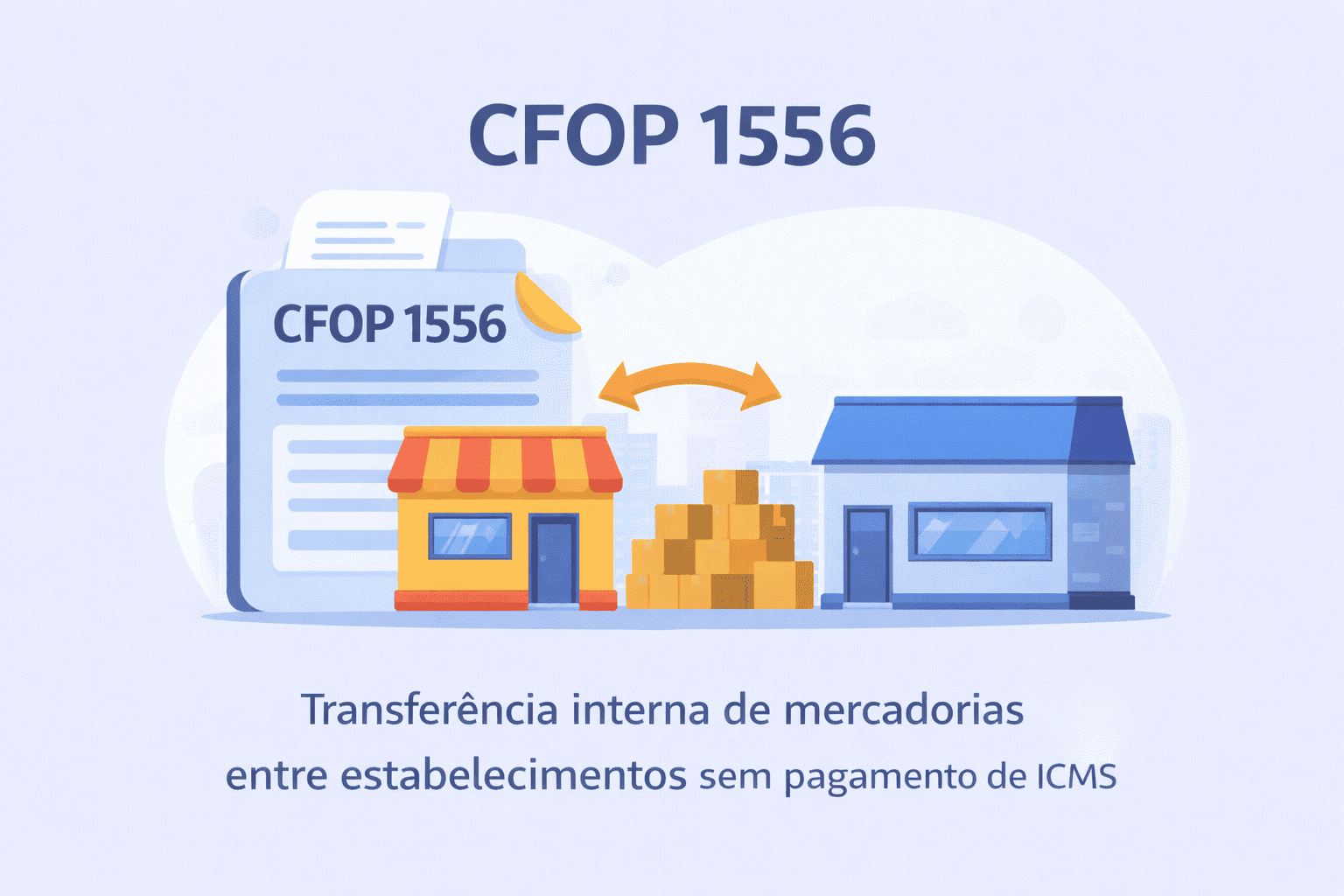 compra material consumo cfop 1556