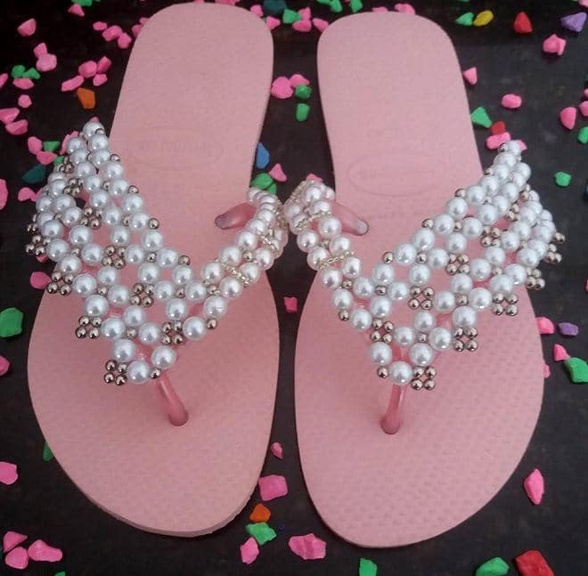ideias de chinelos personalizados para festas