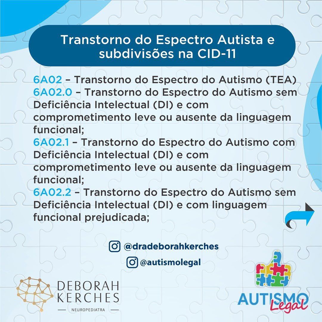 autismo infantil cid 10