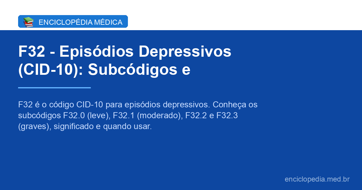 cid f32.2 sintomas
