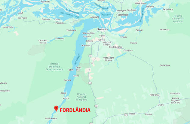 cidade fantasma na amazônia