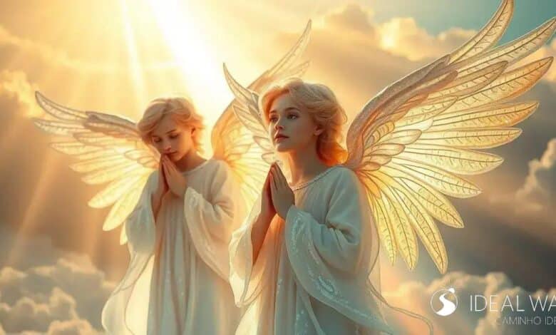 como a bíblia descreve os anjos fisicamente