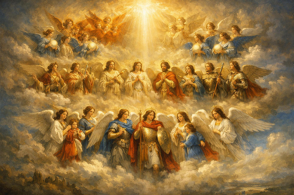 como a bíblia descreve os anjos fisicamente