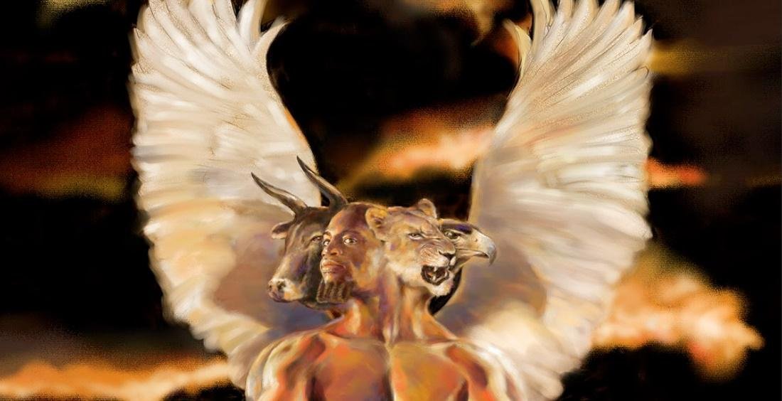 como sao descritos os anjos na bíblia