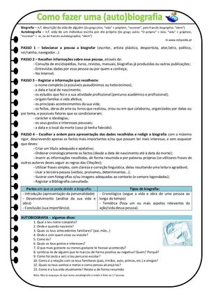 exemplos de biografias inspiradoras para escrever