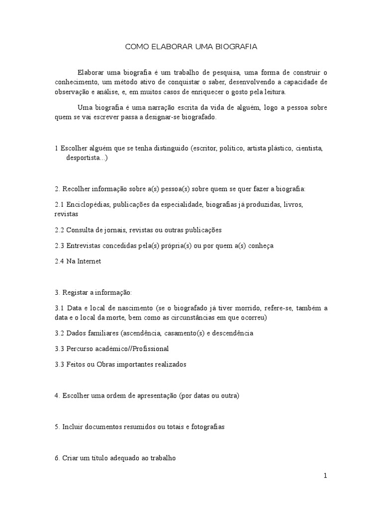 erros comuns ao escrever uma biografia