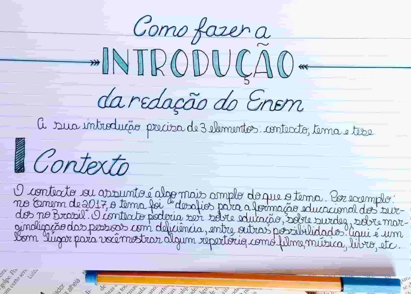 erros comuns ao fazer introdução de texto