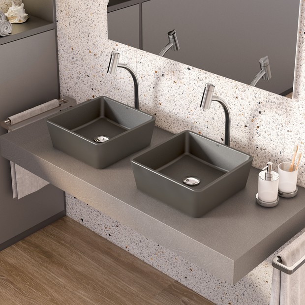 ideias decoração banheiro cuba apoio pequena