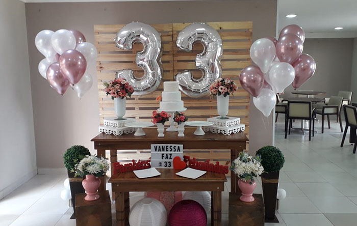 decoração de festa