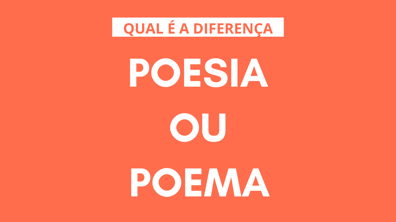diferença poema e poesia