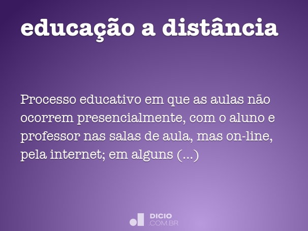 ensino a distância significado