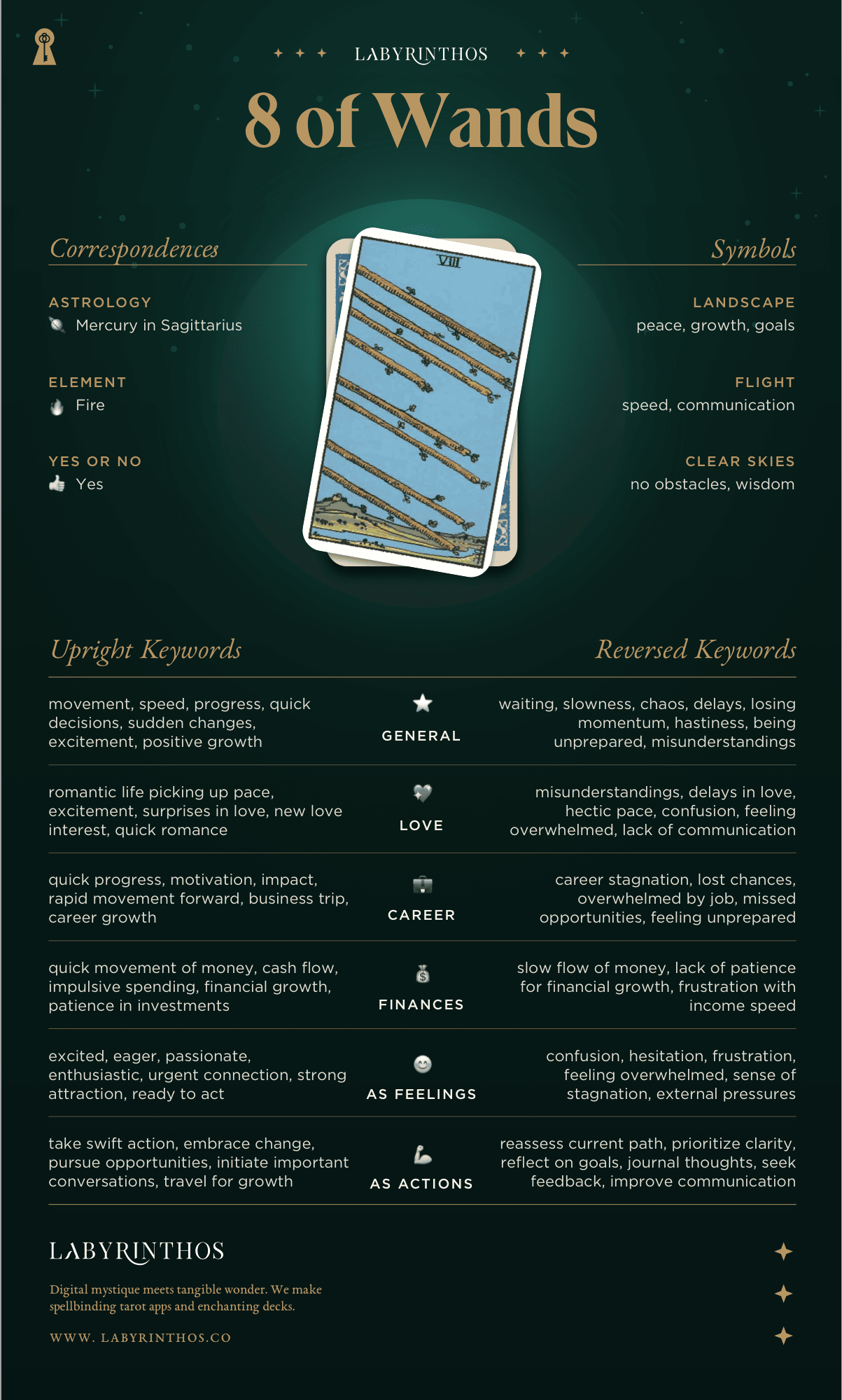 significado oito de paus tarot