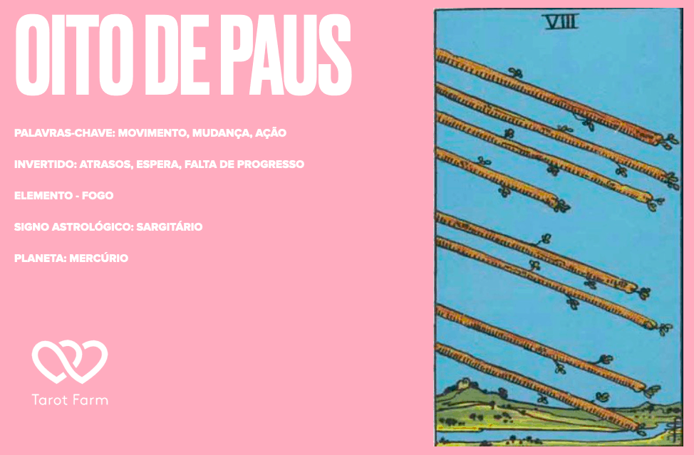 oito de paus tarot trabalho