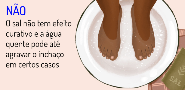 escalda pes com vinagre faz mal