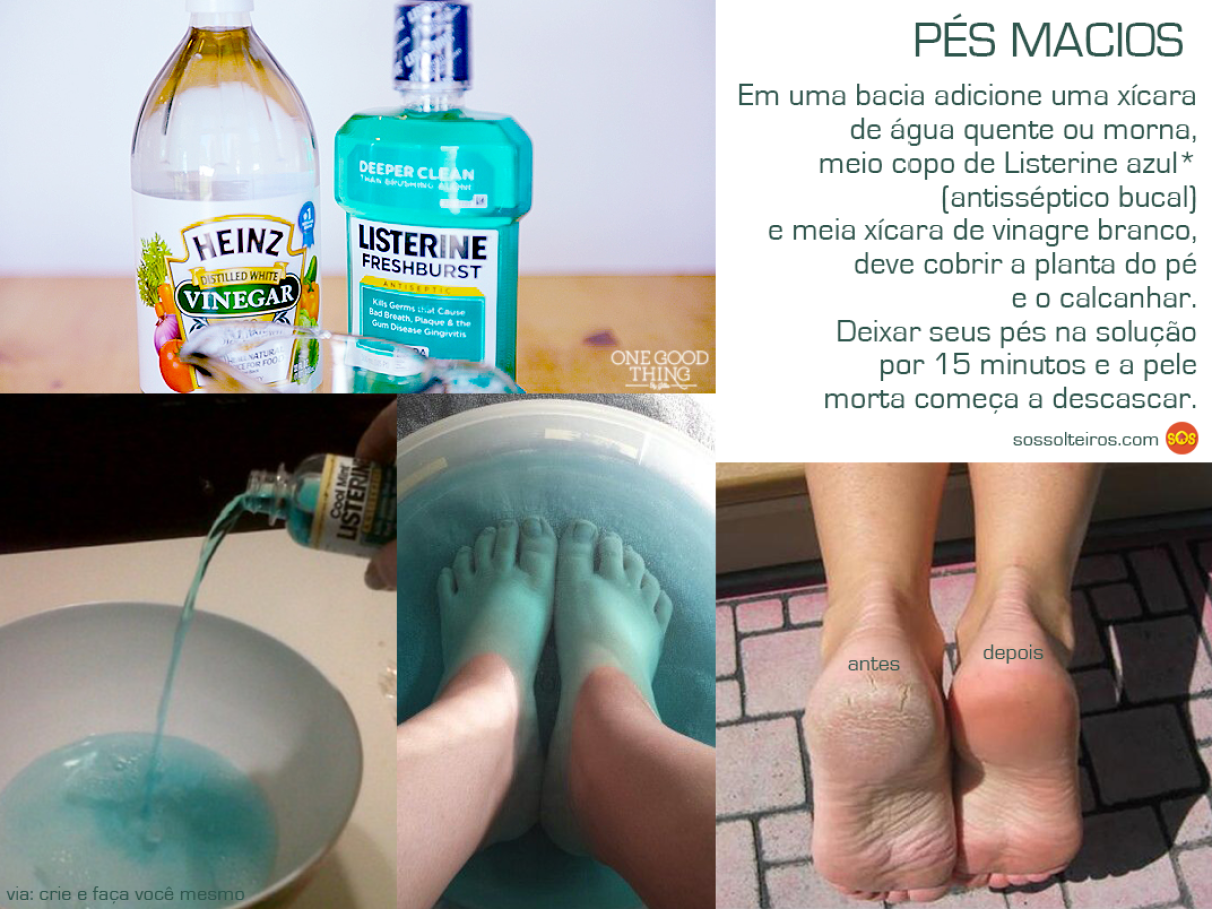 melhores receitas escalda pes caseiro para relaxar