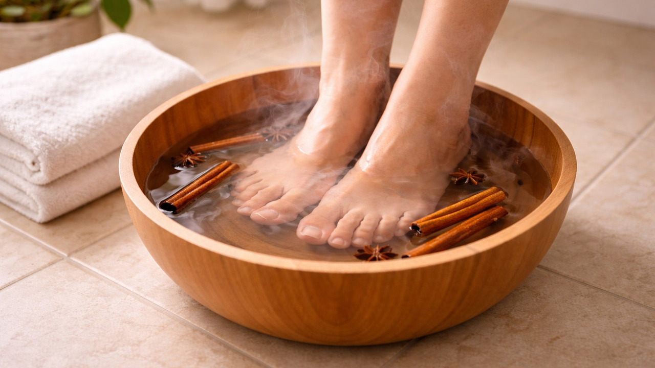 rotina de cuidados pes diabeticos relaxantes