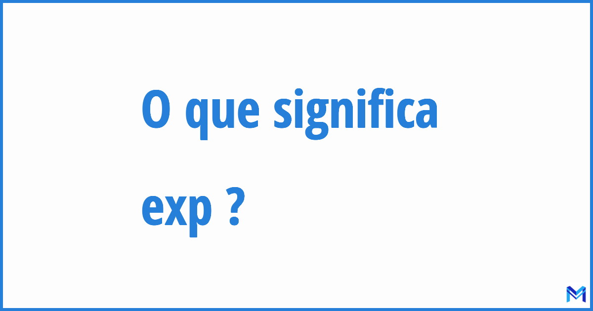 exp significado