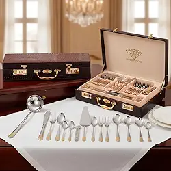 preço faqueiro de madeira 24 peças