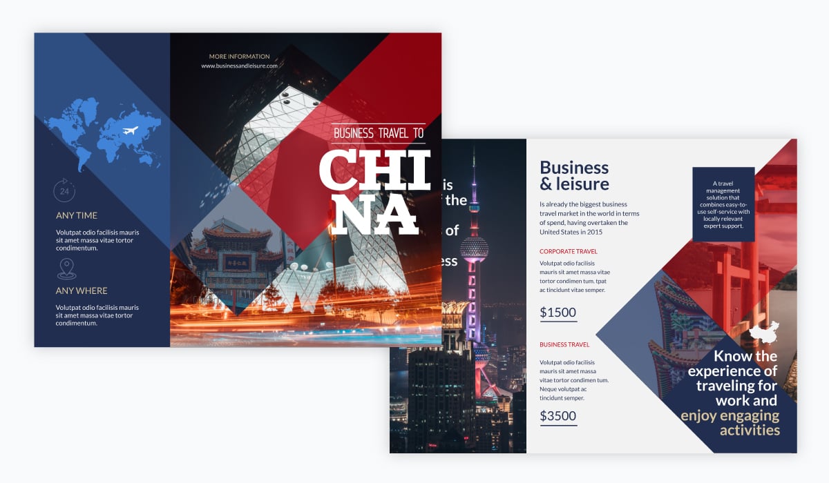 folhetos de divulgação