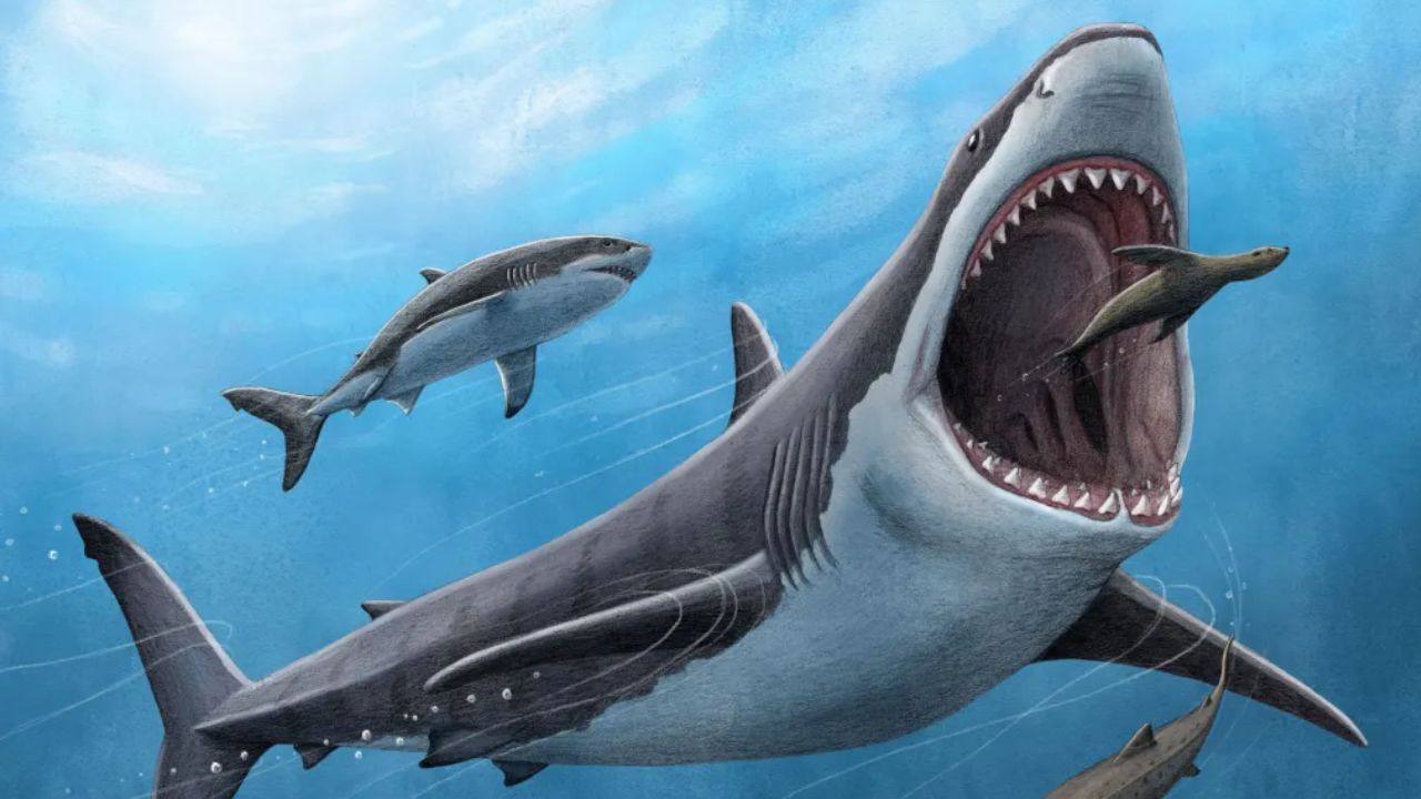 Megalodon vs. Tubarão Branco: Uma Comparação de Tamanho e Poder