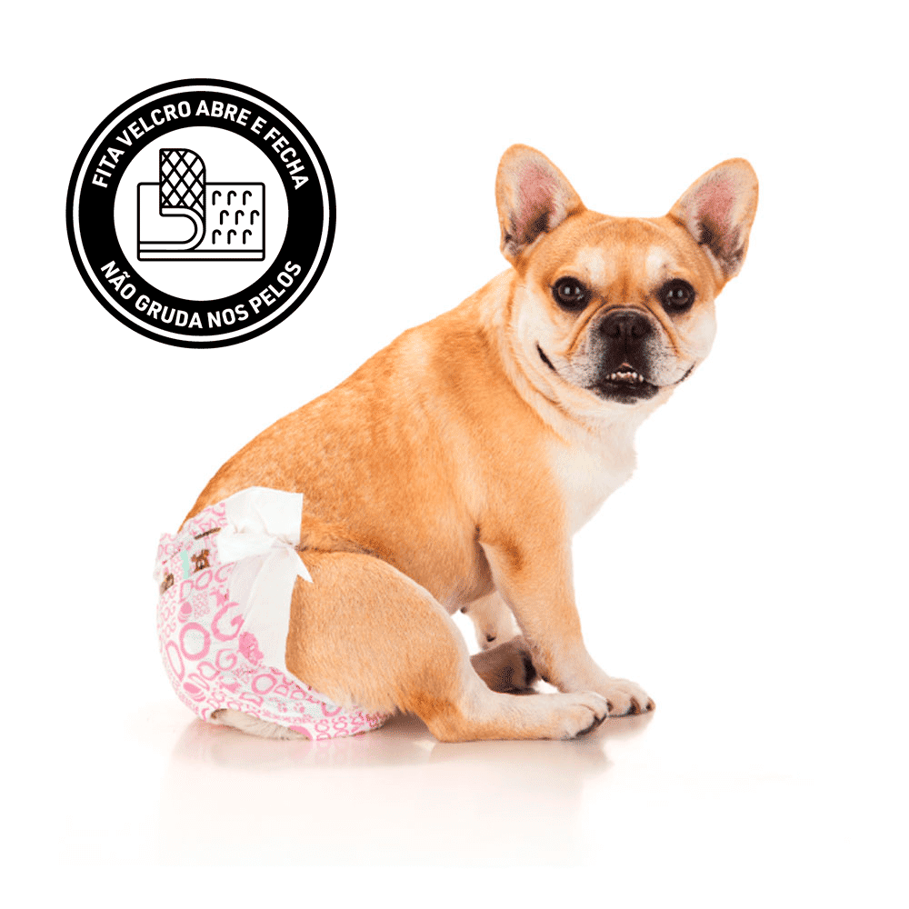 fralda descartável vs fralda lavável para cachorro