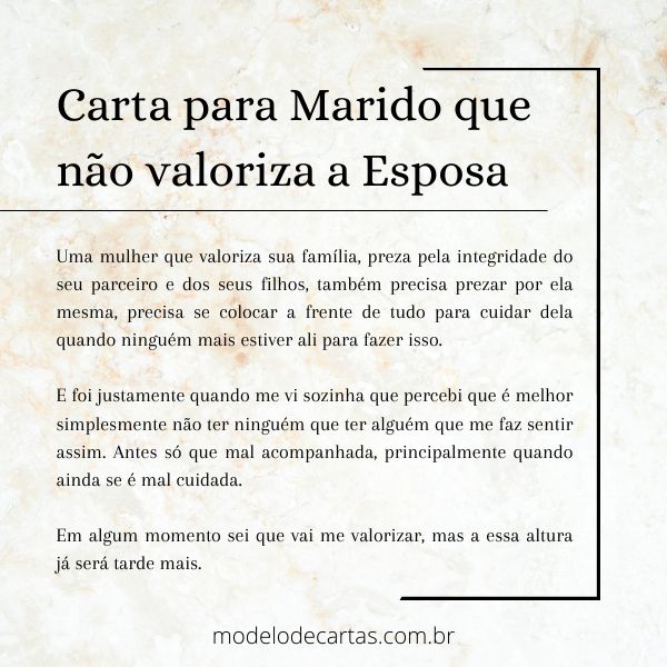 indireta para marido que não valoriza a esposa