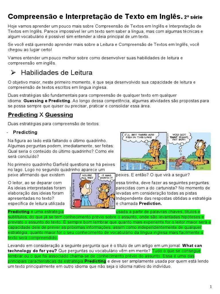 erros comuns na interpretação de texto em inglês e como evitá-los