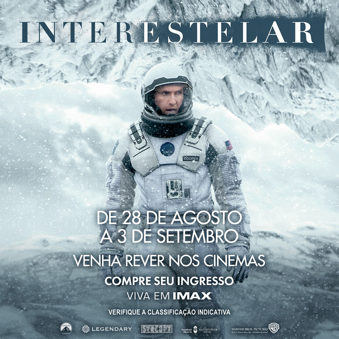 relançamento Interestelar cinema