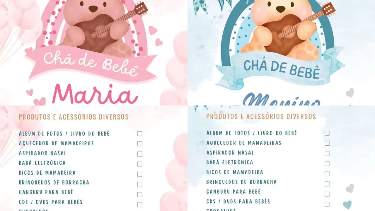 erros comuns ao montar lista de chá de fraldas