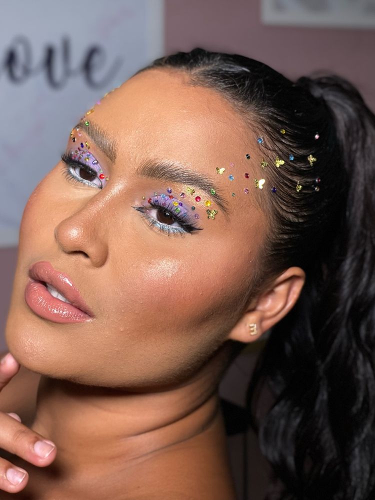 maquiagem para o carnaval