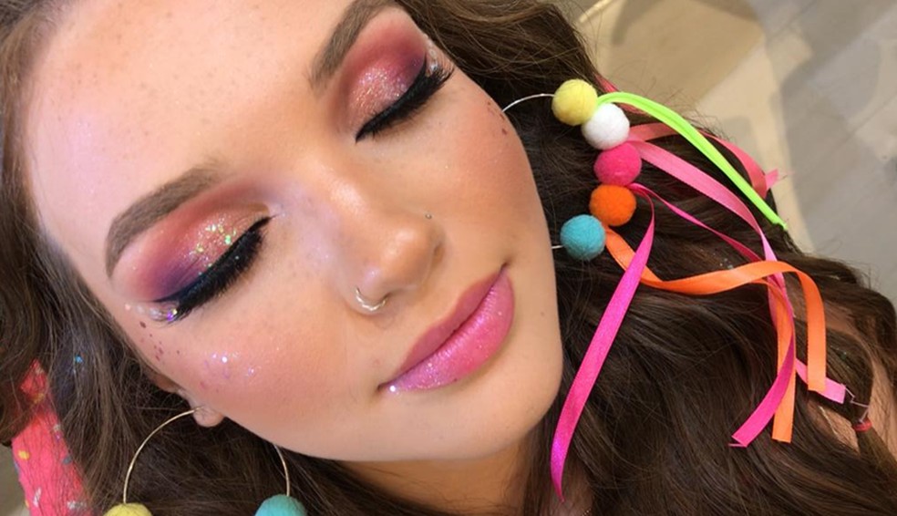 maquiagem para o carnaval