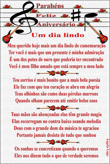 como fazer uma homenagem de aniversário para o filho
