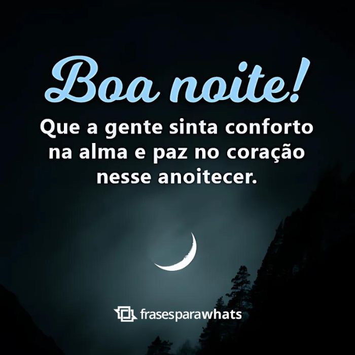 mensagem linda de boa noite