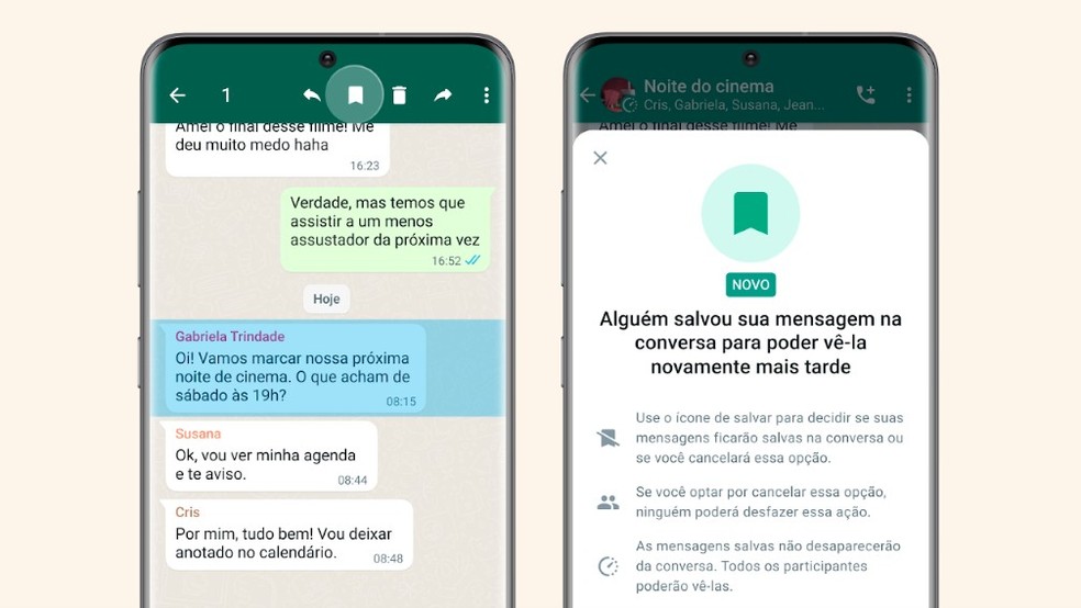 ativar mensagens temporárias whatsapp