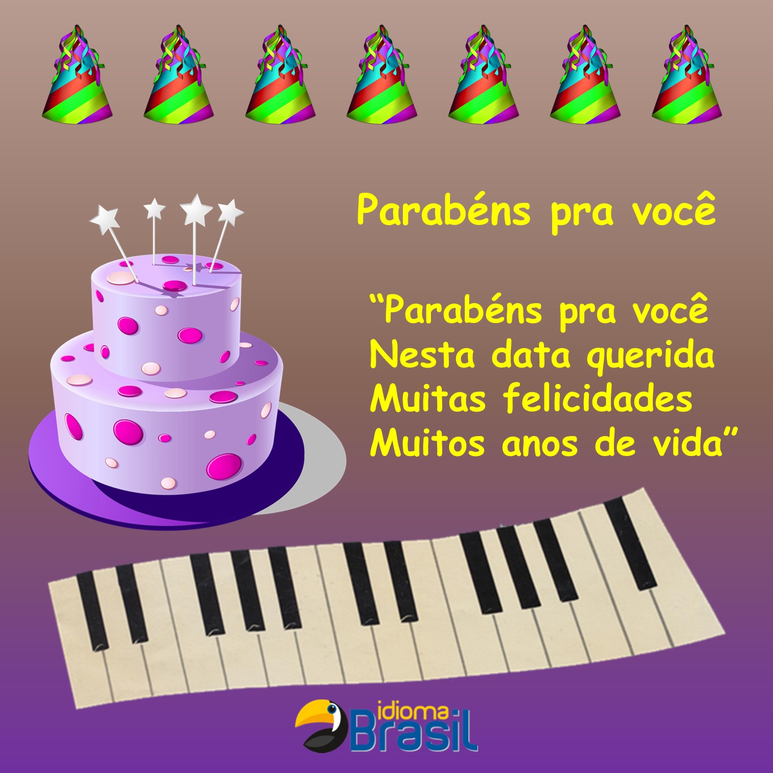 música parabéns letra
