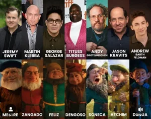 nome do sete anões da branca de neve