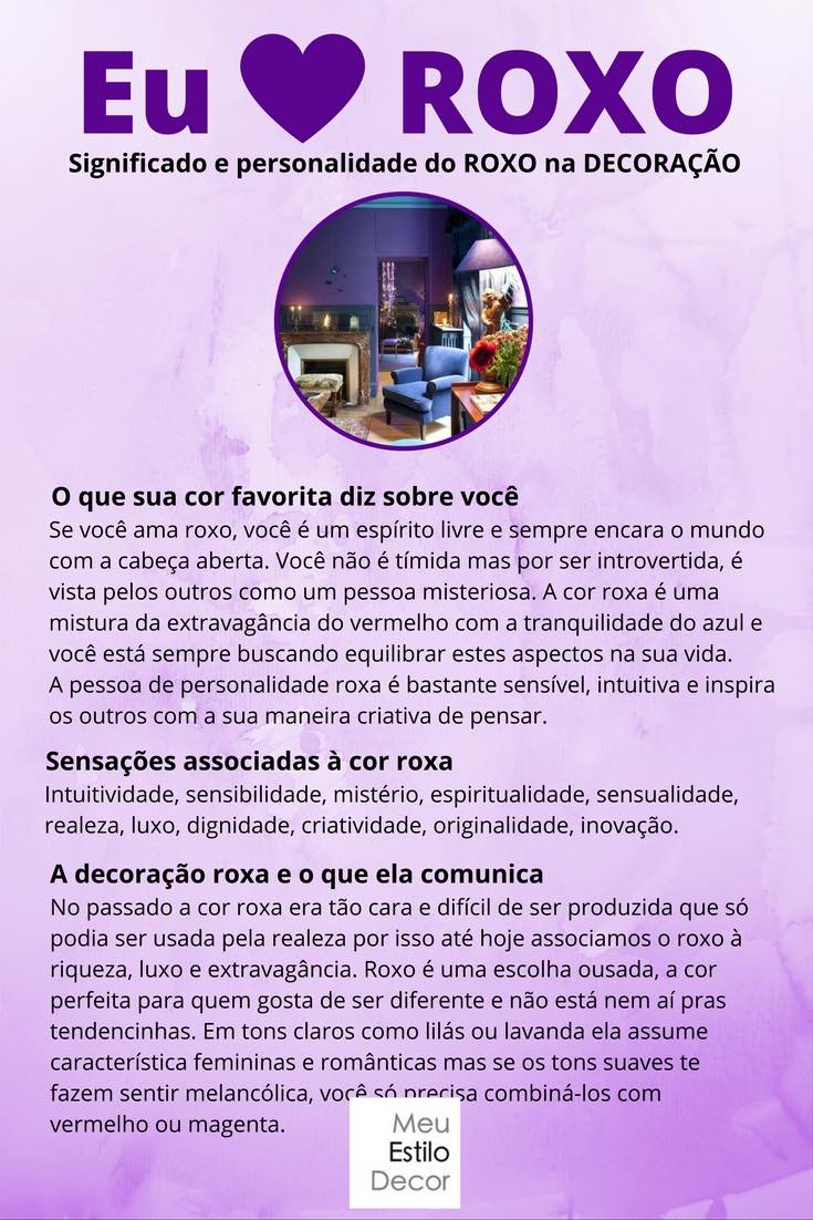 cor roxa significado espiritual